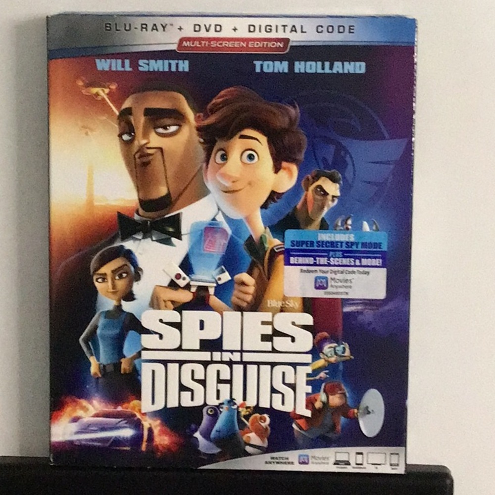 Spies in Disguise Blu-ray DVD Digital Code